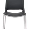 Ace Dining Chair (Set of 2) Black & Silver