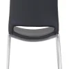 Ace Dining Chair (Set of 2) Black & Silver