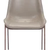 Magnus Dining Chair (Set of 2) Brown & Walnut