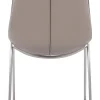 Magnus Dining Chair (Set of 2) Brown & Silver