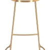 Bree Barstool (Set of 2) White & Gold
