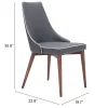 Moor Dining Chair (Set of 2) Dark Gray