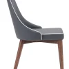 Moor Dining Chair (Set of 2) Dark Gray