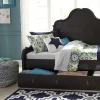 Chevron Pouf