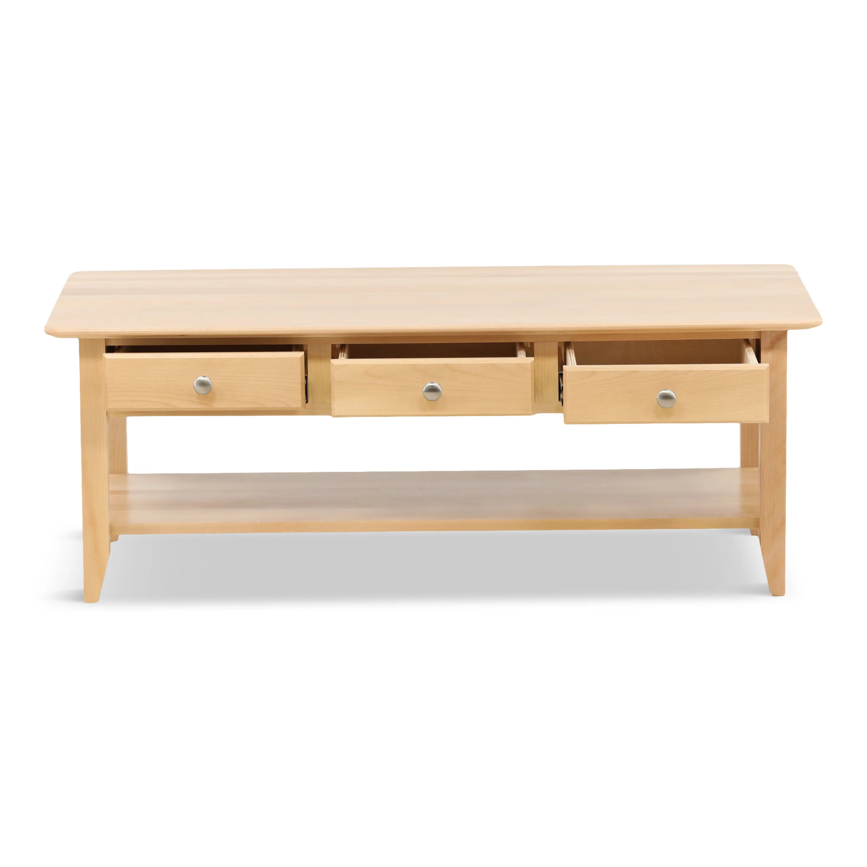 Stratford Cocktail Table with Drawer and Shelf
