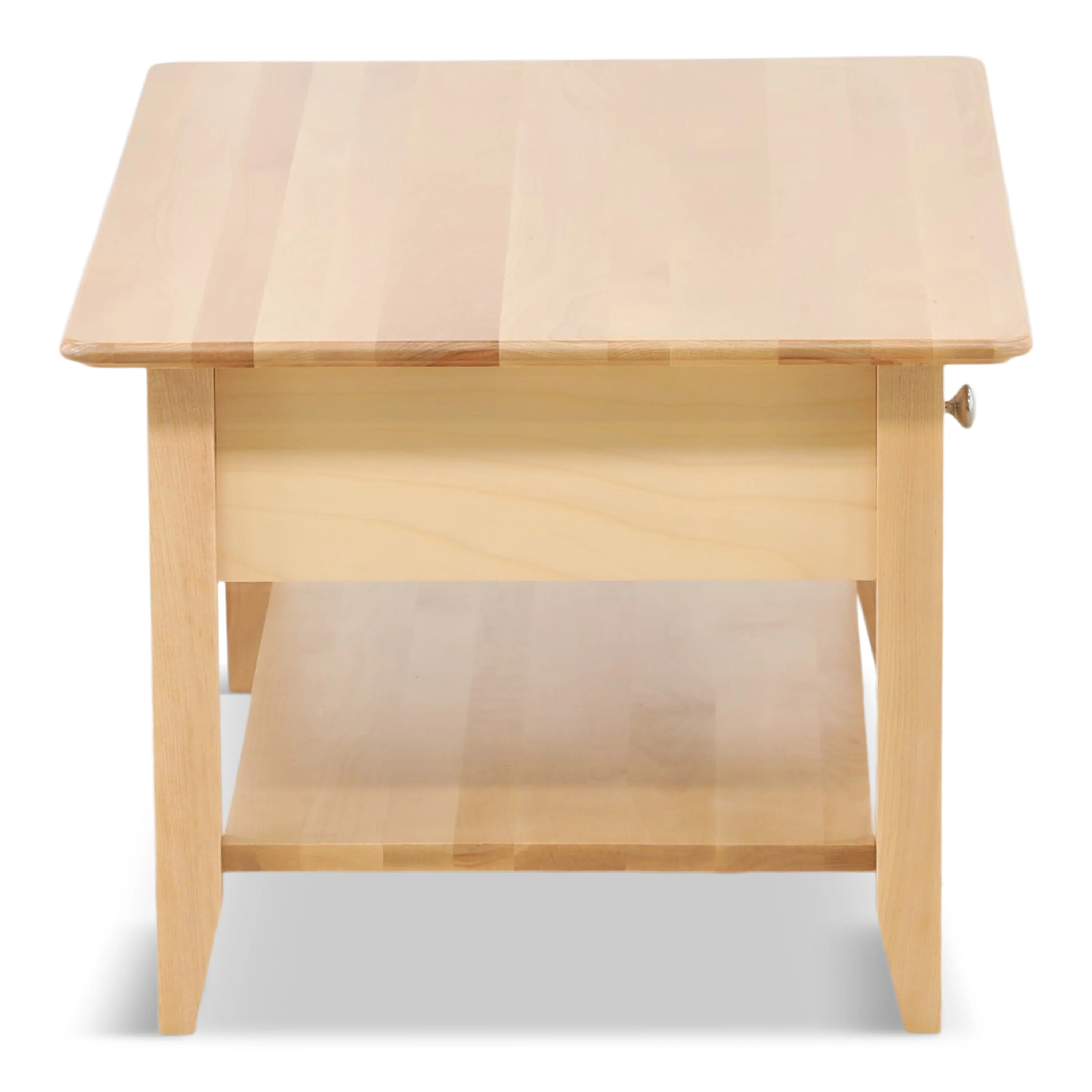 Stratford Cocktail Table with Drawer and Shelf