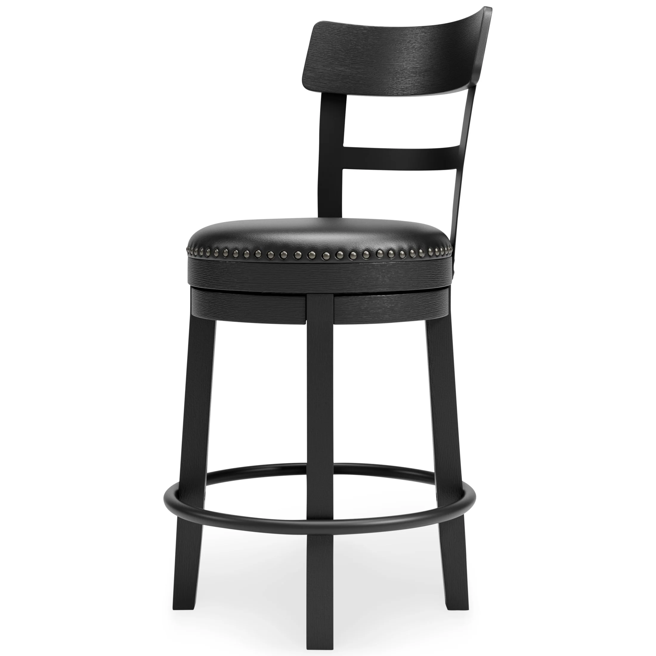 93-ashley-valebeck-counter-height-upholstered-swivel-bar-stool-with-contoured-back-6.webp Ashley Valebeck Counter Height Upholstered Swivel Bar Stool with Contoured Back